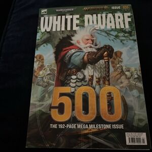 Games Workshop Warhammer White Dwarf Magazine Issue 500 Special Edition UK